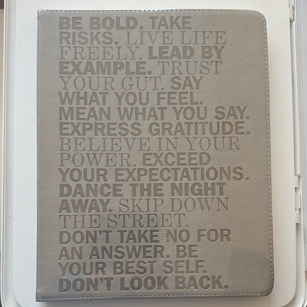 Eccolo Gray Inspirational Journal